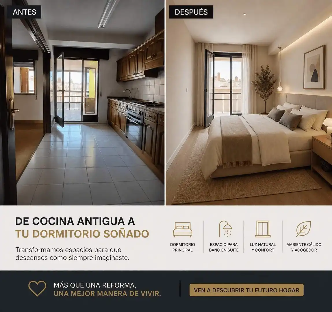 Dormitori de Àtic en venda en León Capital  amb Calefacció i Terrassa