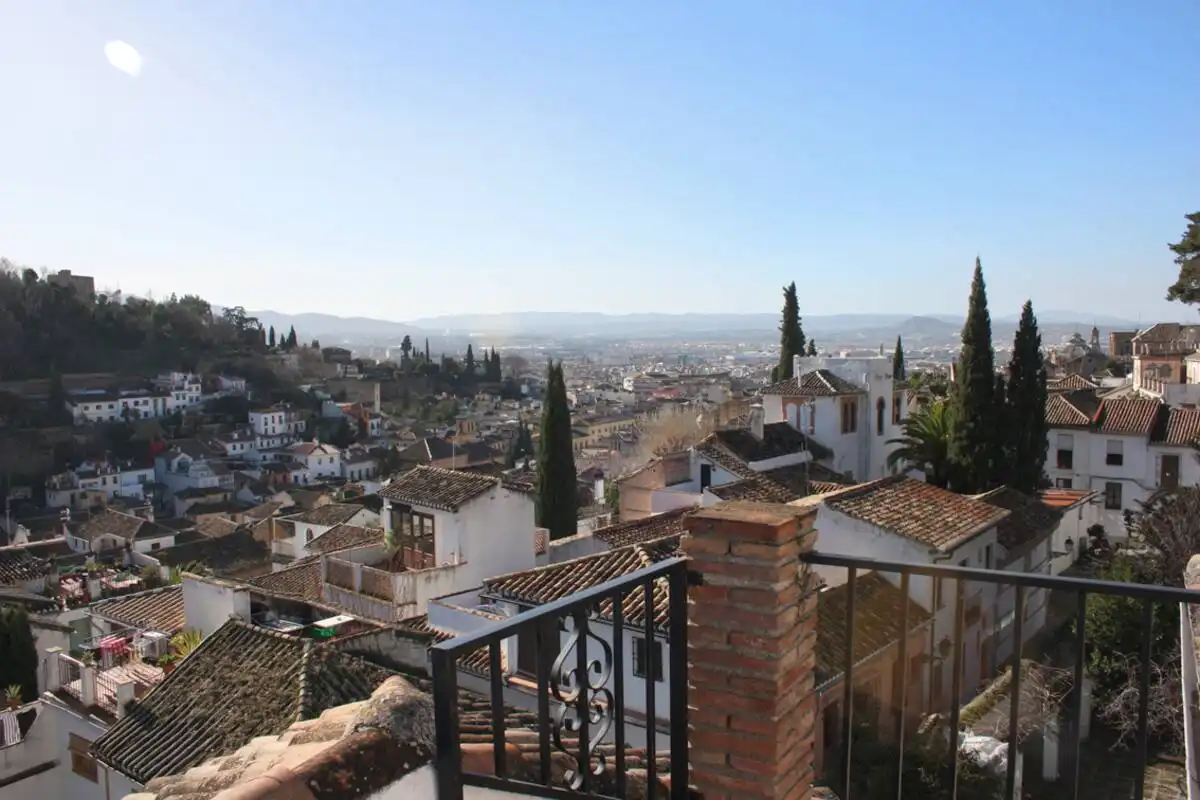 Exterior view of Attic for rent in Granada  with Heating and Furnished