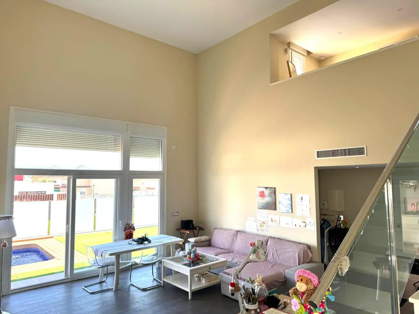 Living room of Houses for sale in Molina de Segura  with Air Conditioner, Private garden and Terrace