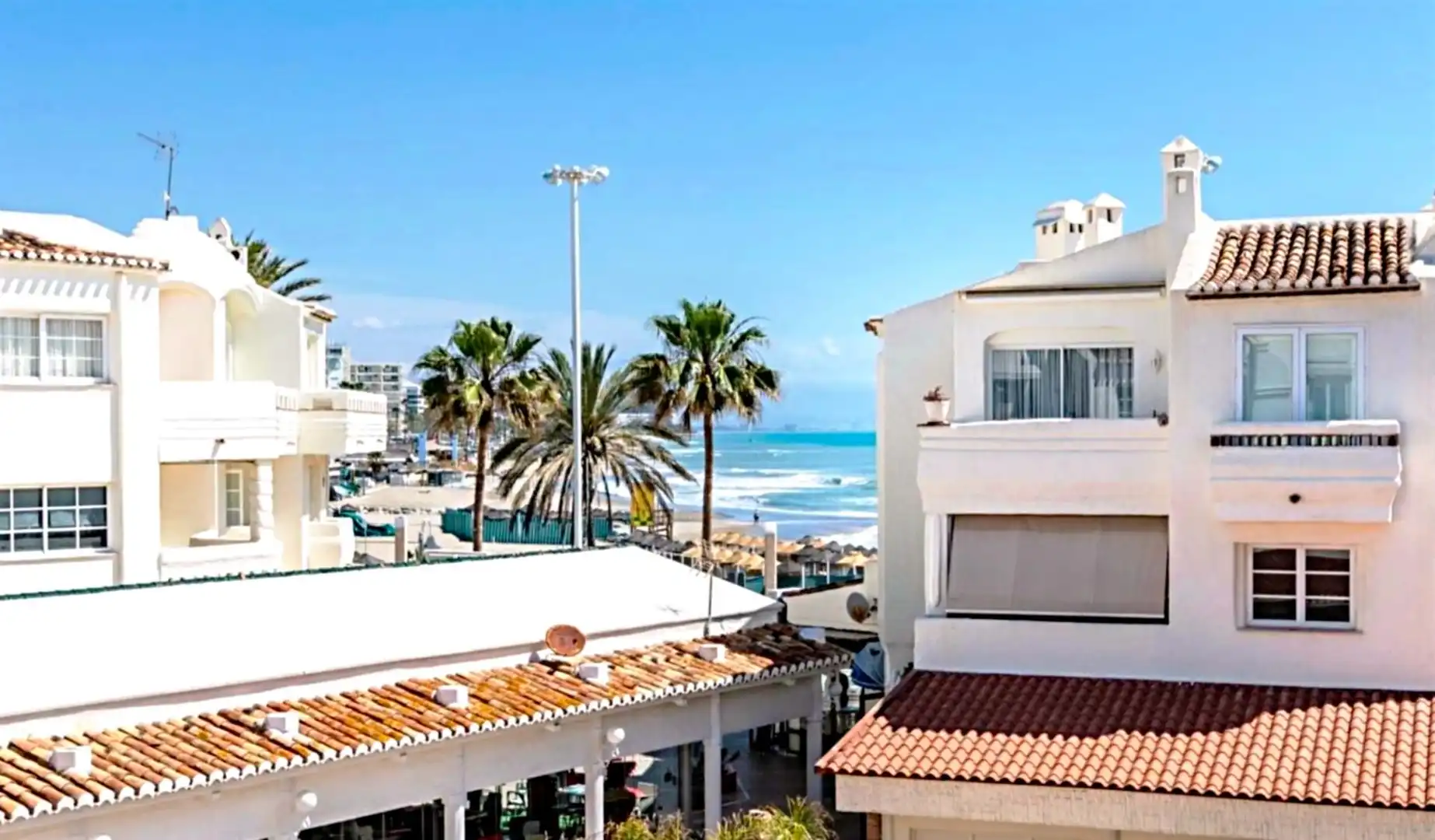 Außenansicht von Wohnung zum Verkauf in Benalmádena mit Klimaanlage, Heizung und Terrasse