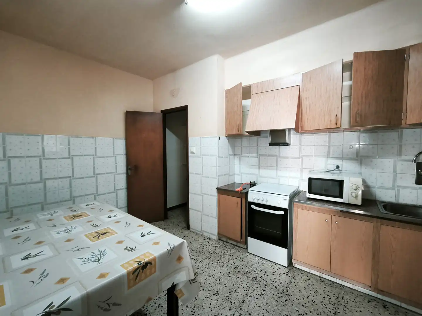 Cocina de Piso en venta en L'Aldea con Aire acondicionado, Trastero y Amueblado