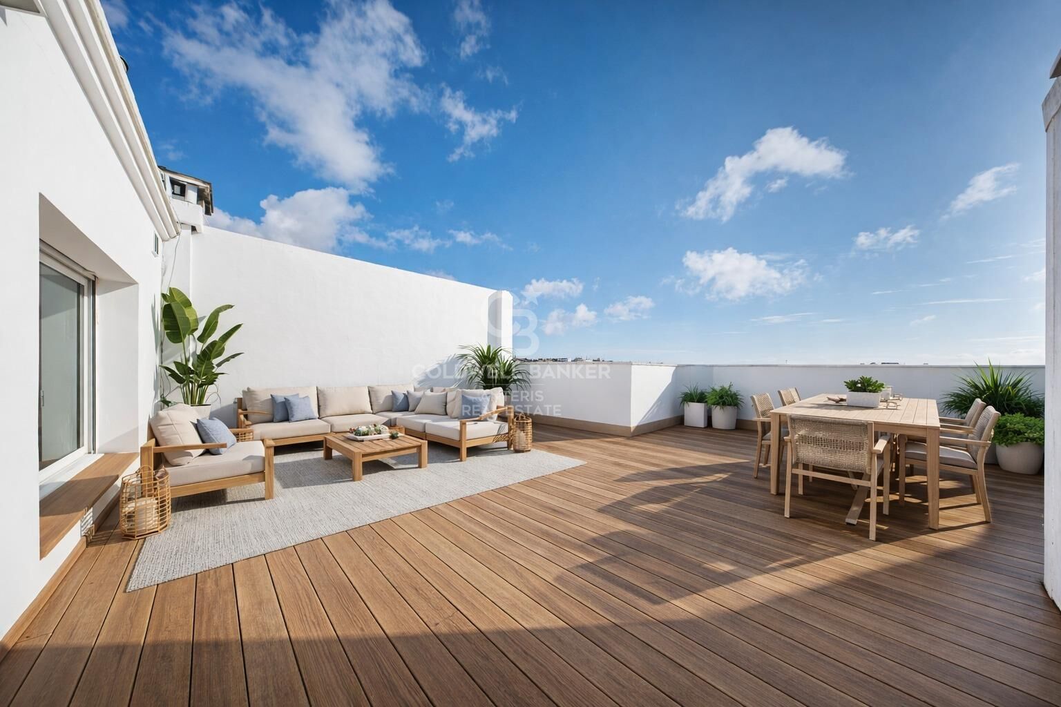 Terraza de Ático en venta en  Barcelona Capital con Aire acondicionado, Parquet y Terraza