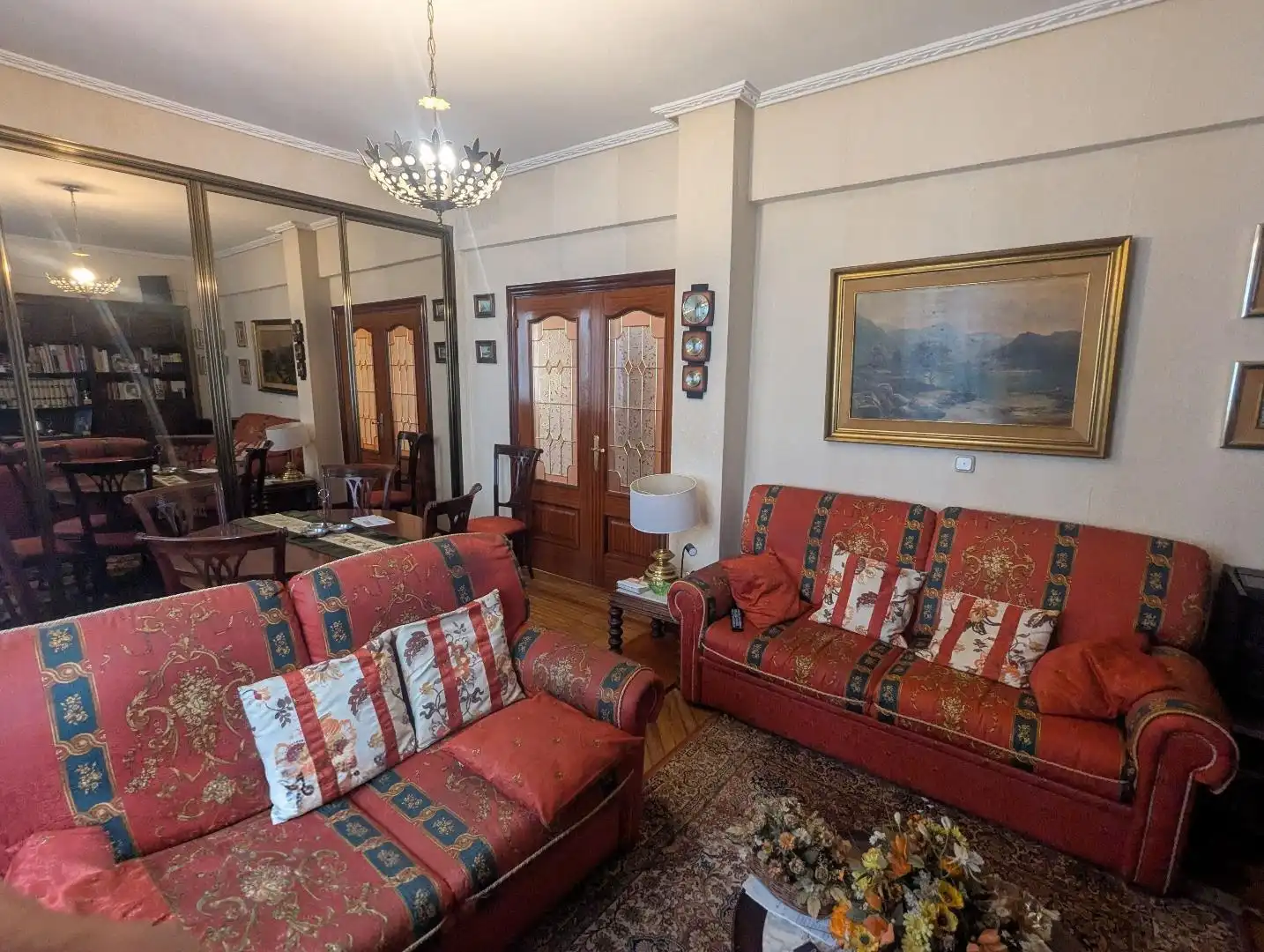 Sala de estar de Piso en venta en Bilbao  con Amueblado