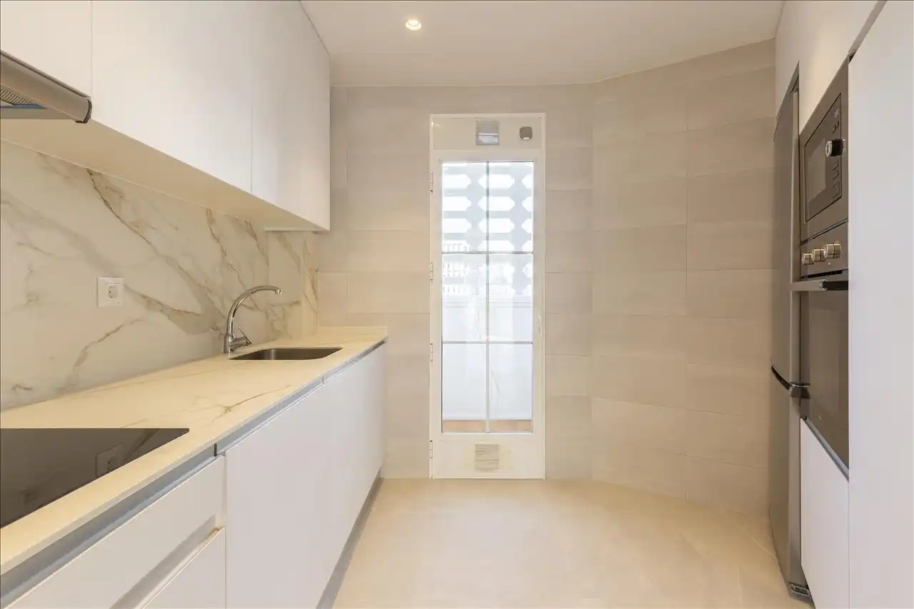 Cocina de Piso en venta en Madrid con Terraza