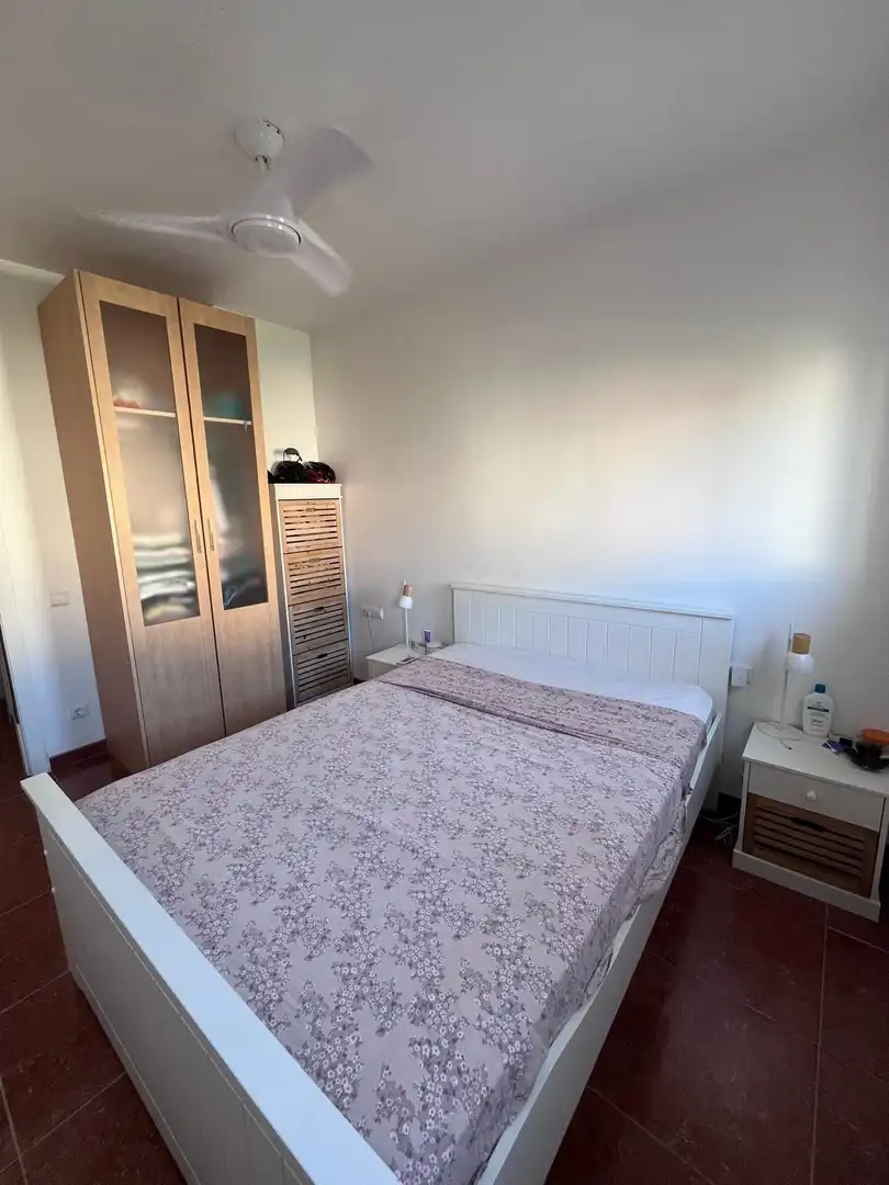 Bedroom of Apartments for rent in Roquetas de Mar  with Air Conditioner, Terrace and Furnished