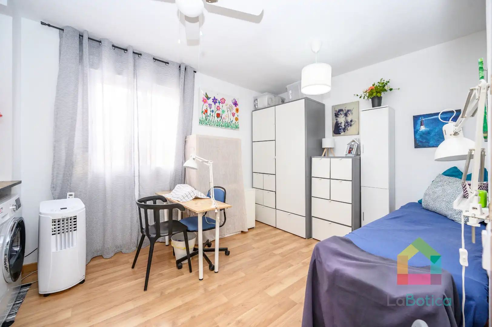 Bedroom of Flat for sale in Gerindote  with Air Conditioner, Heating and Oven
