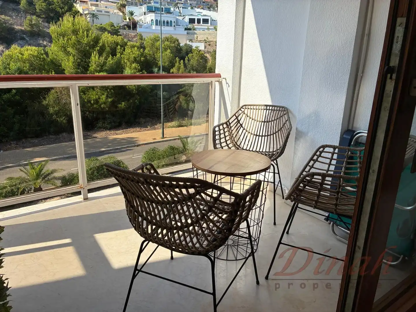 Terraza de Apartamento de alquiler en Altea con Aire acondicionado, Calefacción y Amueblado
