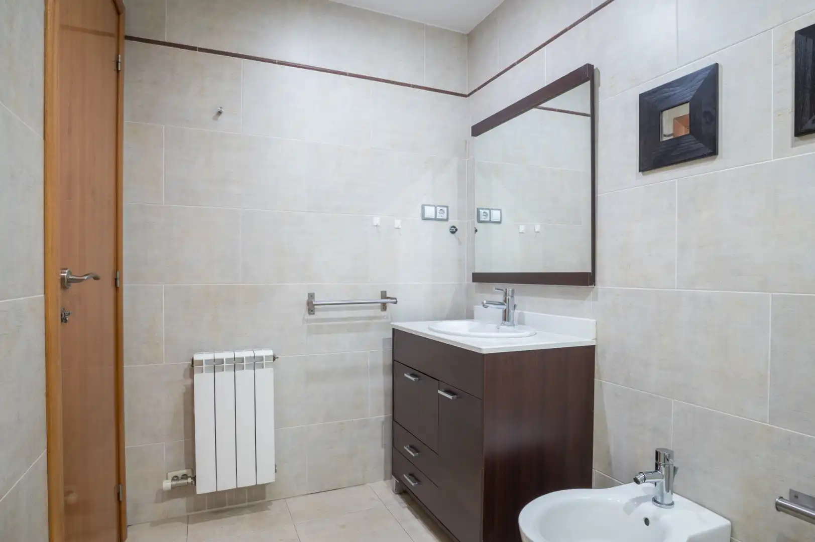Badezimmer von Wohnung zum Verkauf in Terrassa mit Klimaanlage, Heizung und Abstellraum