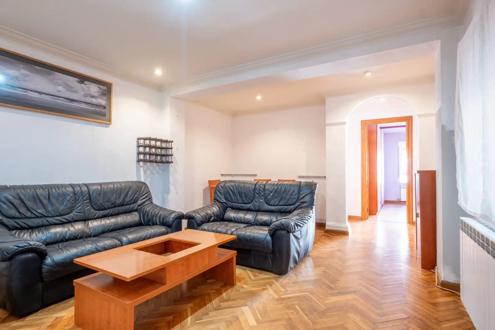 Sala d'estar de Pis en venda en Zaragoza amb Aire condicionat, Calefacció i Parquet