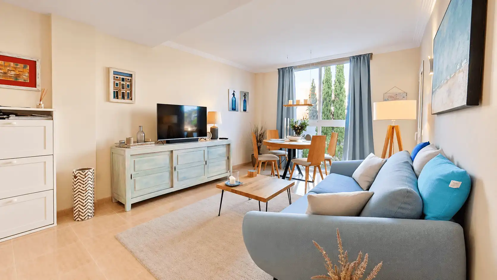 Sala de estar de Apartamento en venta en Cala Ratjada