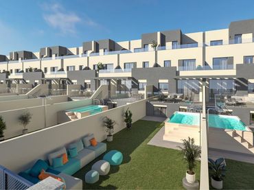 Maison mitoyenne avec piscine à vendre à Urbanización Santa Rosa