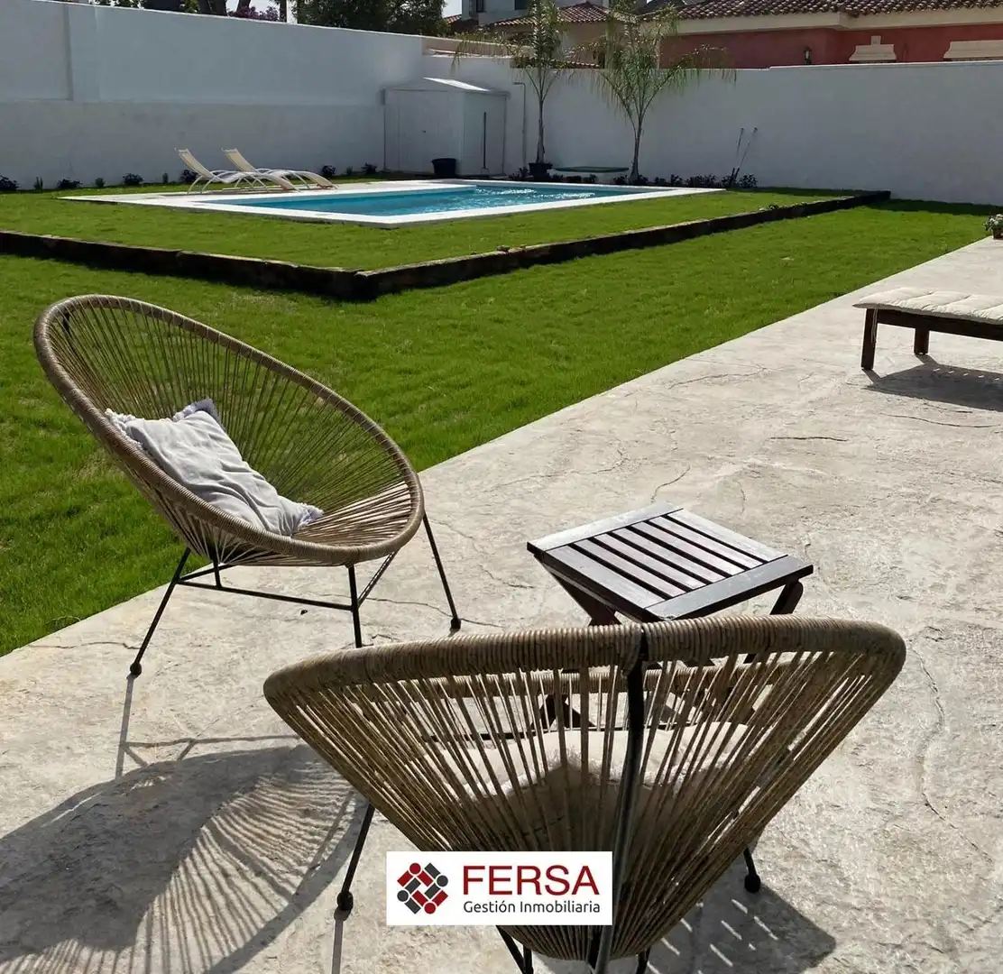 Terrace of Houses for sale in El Puerto de Santa María  with Air Conditioner, Heating and Private garden