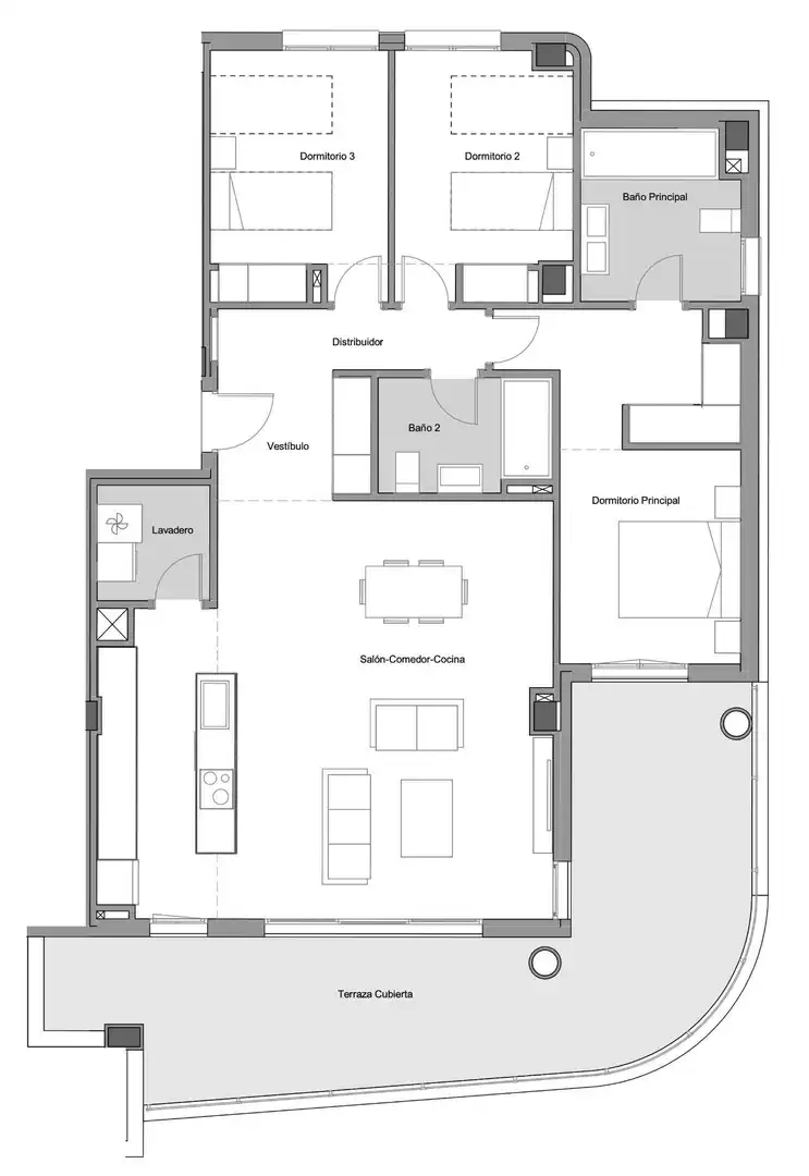 Apartments for sale in Alto de los Monteros