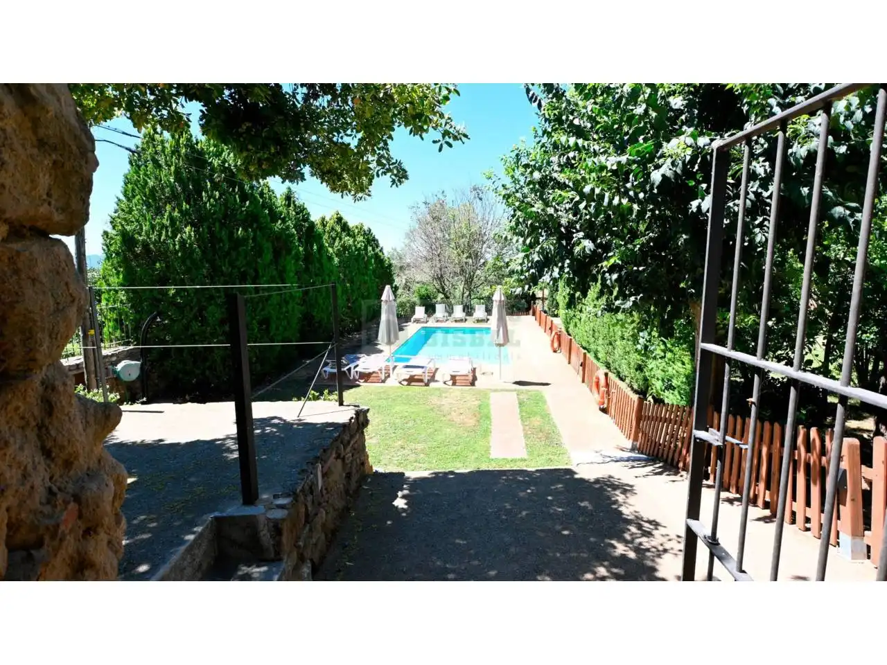 Garten von Country house zur Miete in Vilademuls mit Klimaanlage, Heizung und Privatgarten