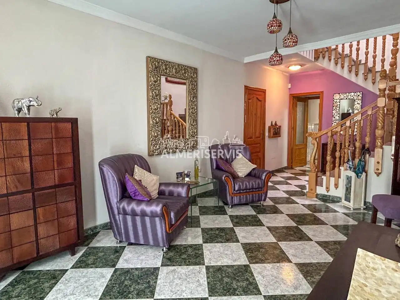 Living room of Detached homes for sale in El Ejido  with Air Conditioner and Terrace