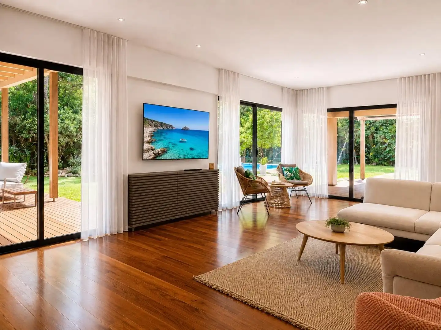 Sala de estar de Casa o chalet en venta en Gavà con Aire acondicionado, Calefacción y Jardín privado