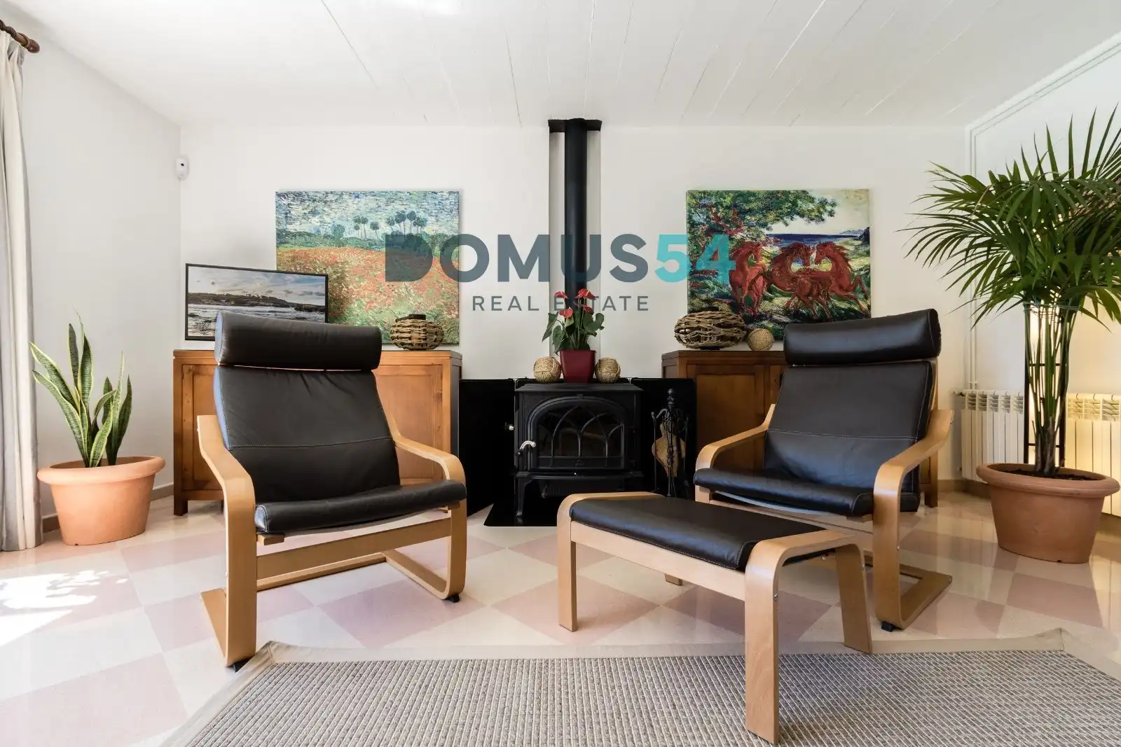 Sala de estar de Finca rústica en venta en Pollença con Aire acondicionado, Terraza y Piscina