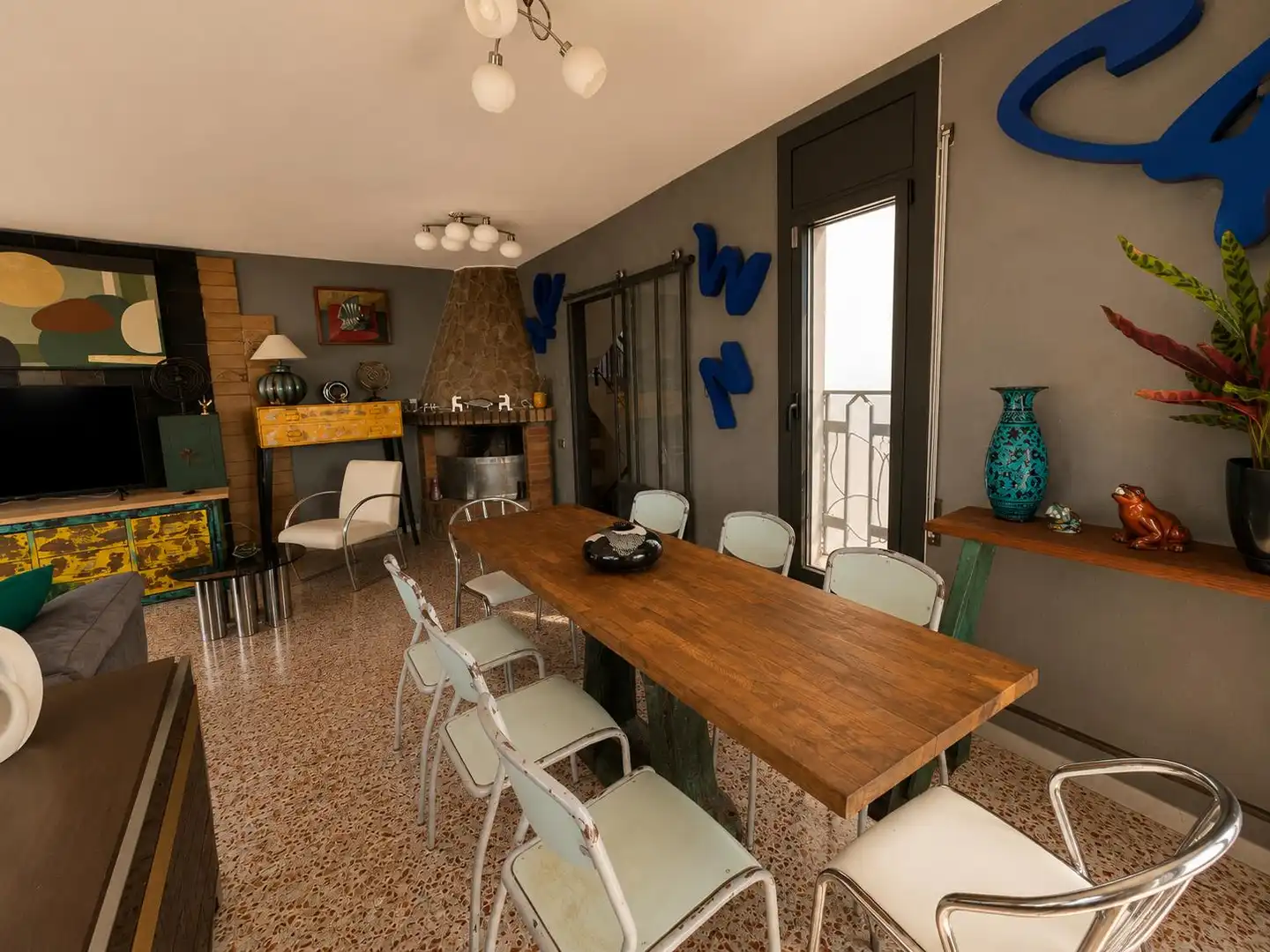 Dining room of Houses for sale in Santa Susanna  with Air Conditioner, Heating and Private garden