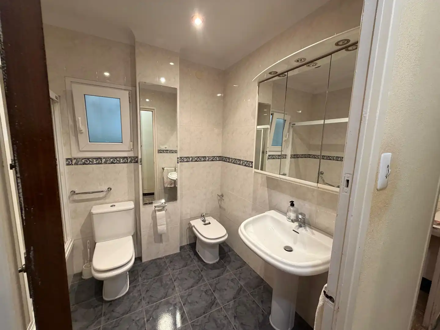 Badezimmer von Wohnung zum Verkauf in Cervera mit Heizung, Abstellraum und Möbliert