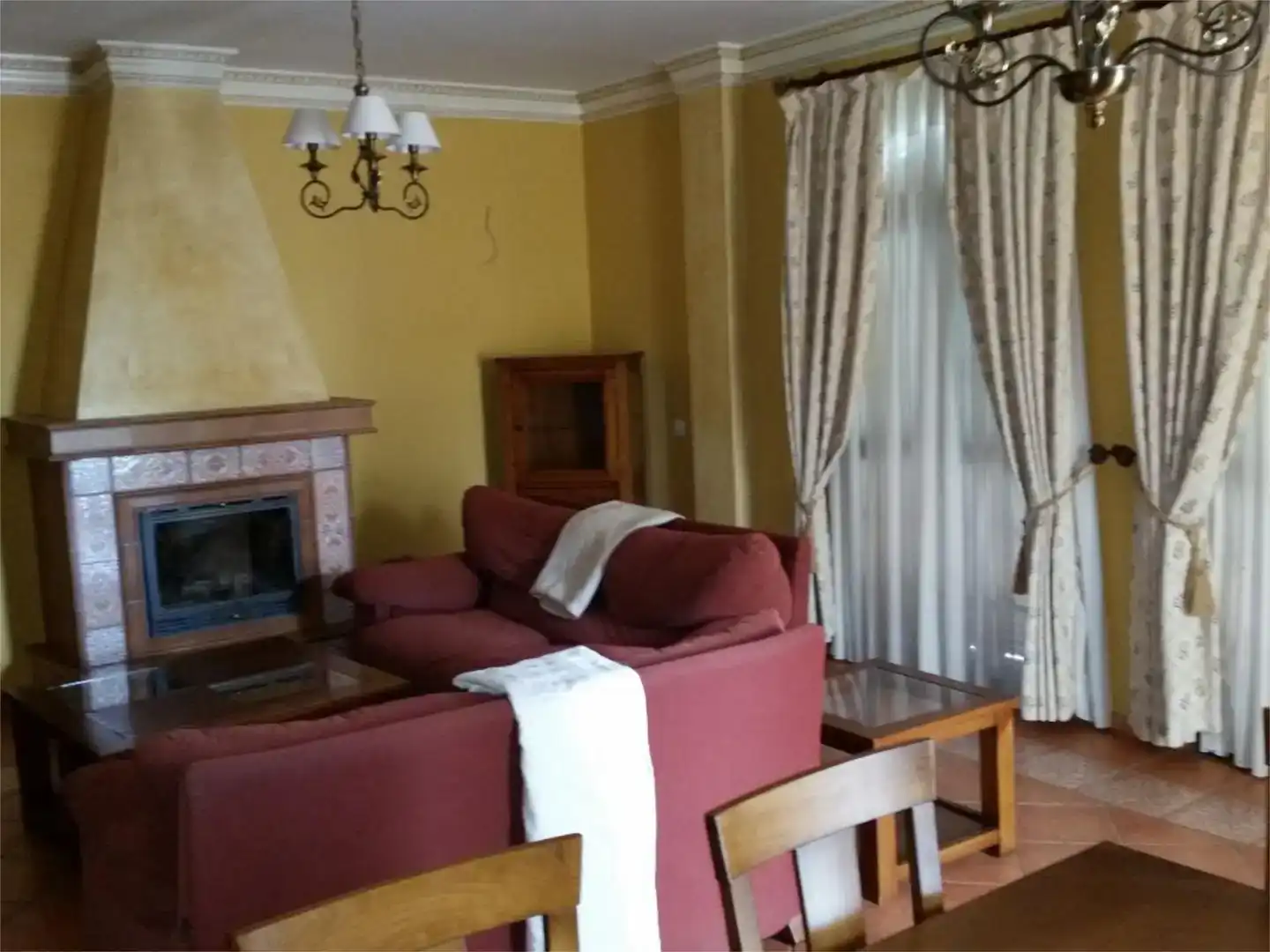 Sala de estar de Piso en venta en La Algaba con Aire acondicionado, Trastero y Amueblado