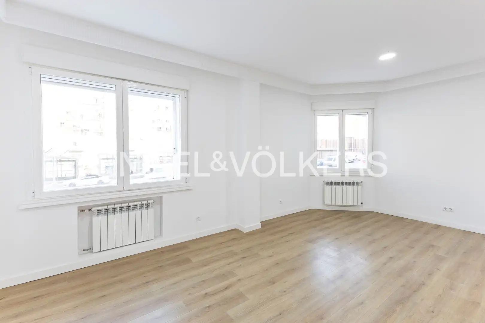 Wohnzimmer von Wohnung zur Miete in Madrid mit Klimaanlage, Heizung und Parkett