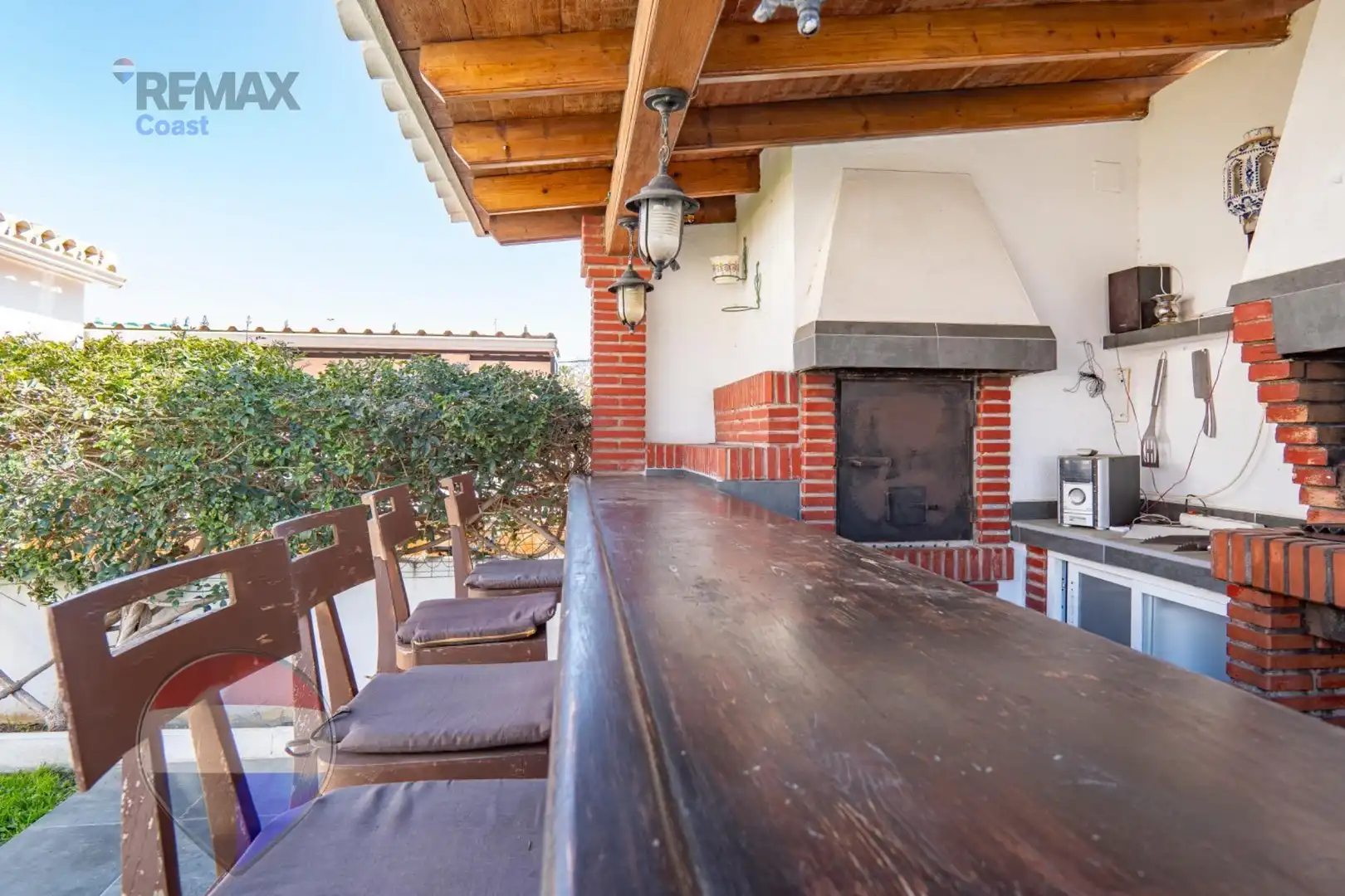 Terrassa de Casa o xalet en venda en Rincón de la Victoria amb Aire condicionat, Jardí privat i Piscina