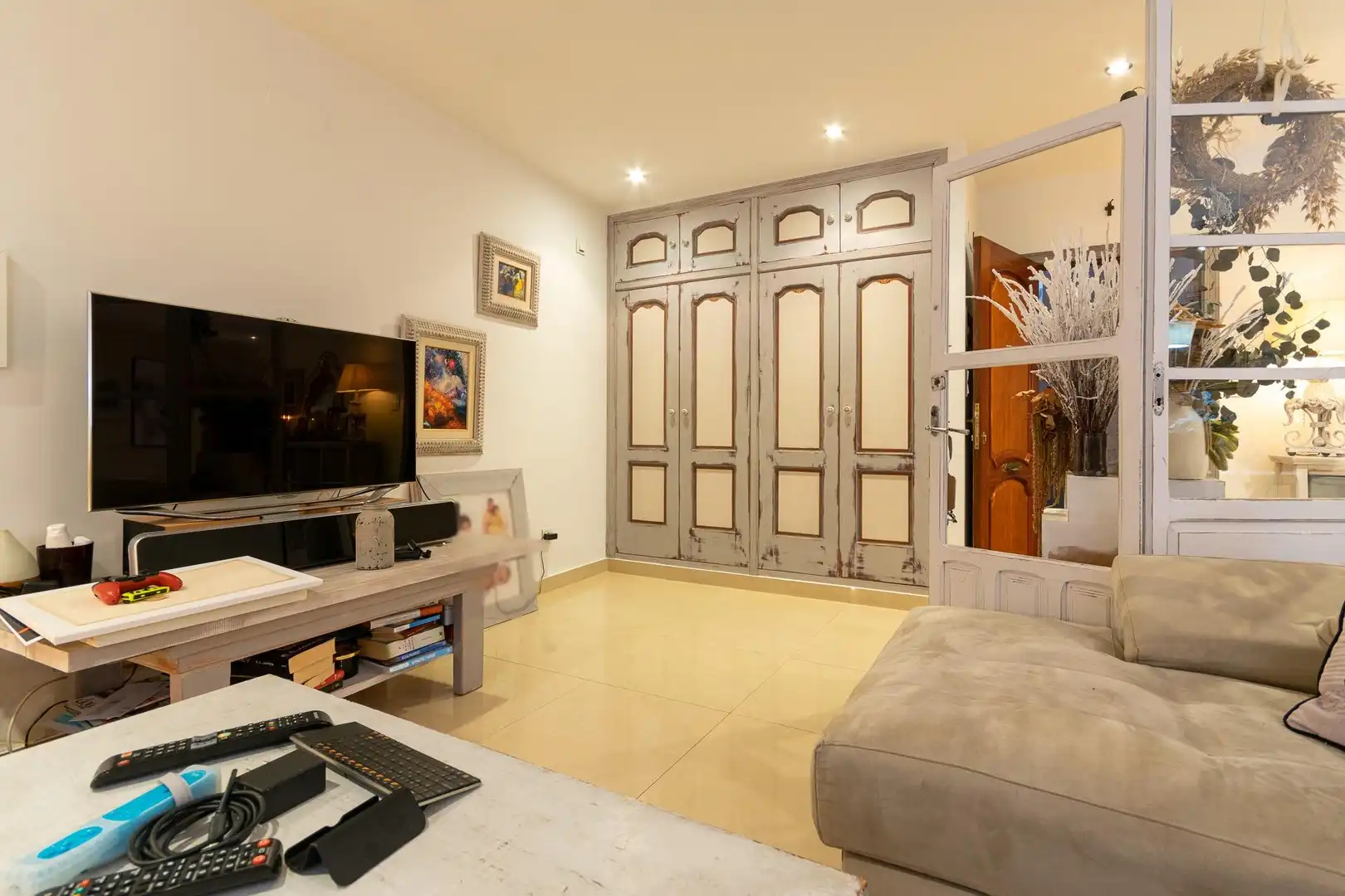 Sala de estar de Piso en venta en Crevillent con Aire acondicionado, Terraza y Trastero