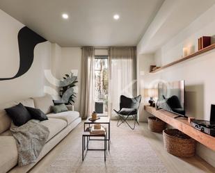 Sala d'estar de Apartament de lloguer en  Barcelona Capital amb Aire condicionat, Calefacció i Moblat