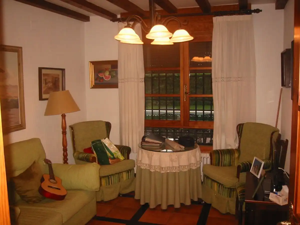 Sala d'estar de Casa o xalet en venda en Albacete amb Terrassa