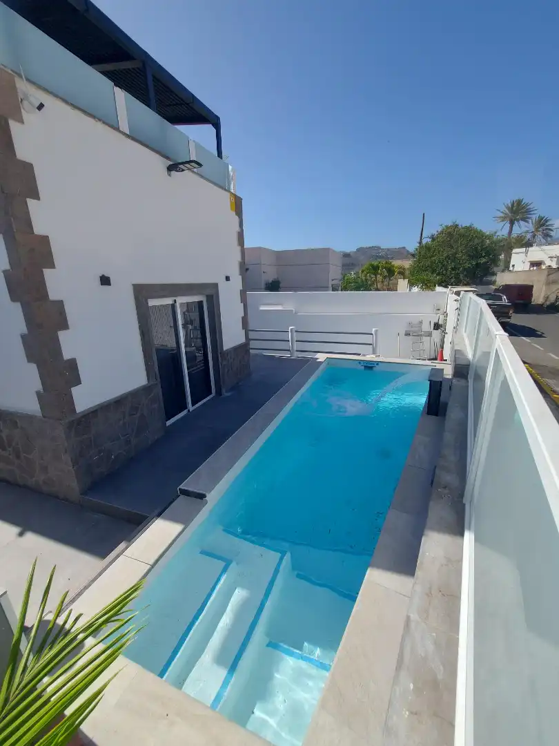 Piscina de Casa o chalet en venta en San Bartolomé de Tirajana con Aire acondicionado, Jardín privado y Terraza