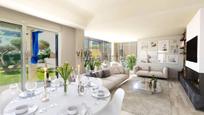 Sala d'estar de Casa o xalet en venda en Bormujos amb Calefacció, Jardí privat i Parquet