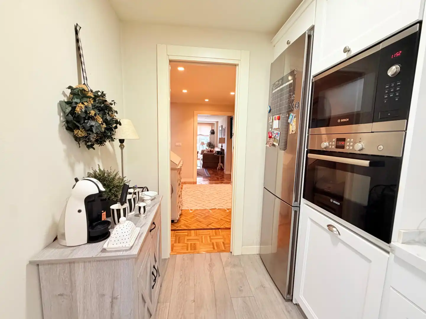 Küche von Wohnung zum Verkauf in Avilés mit Heizung, Terrasse und Möbliert