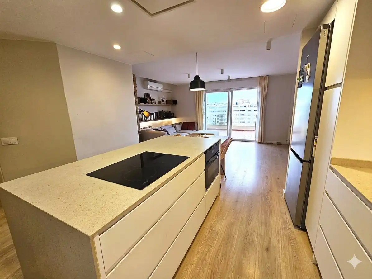 Kitchen of Attic for sale in Terrassa  with Air Conditioner, Heating and Parquet flooring