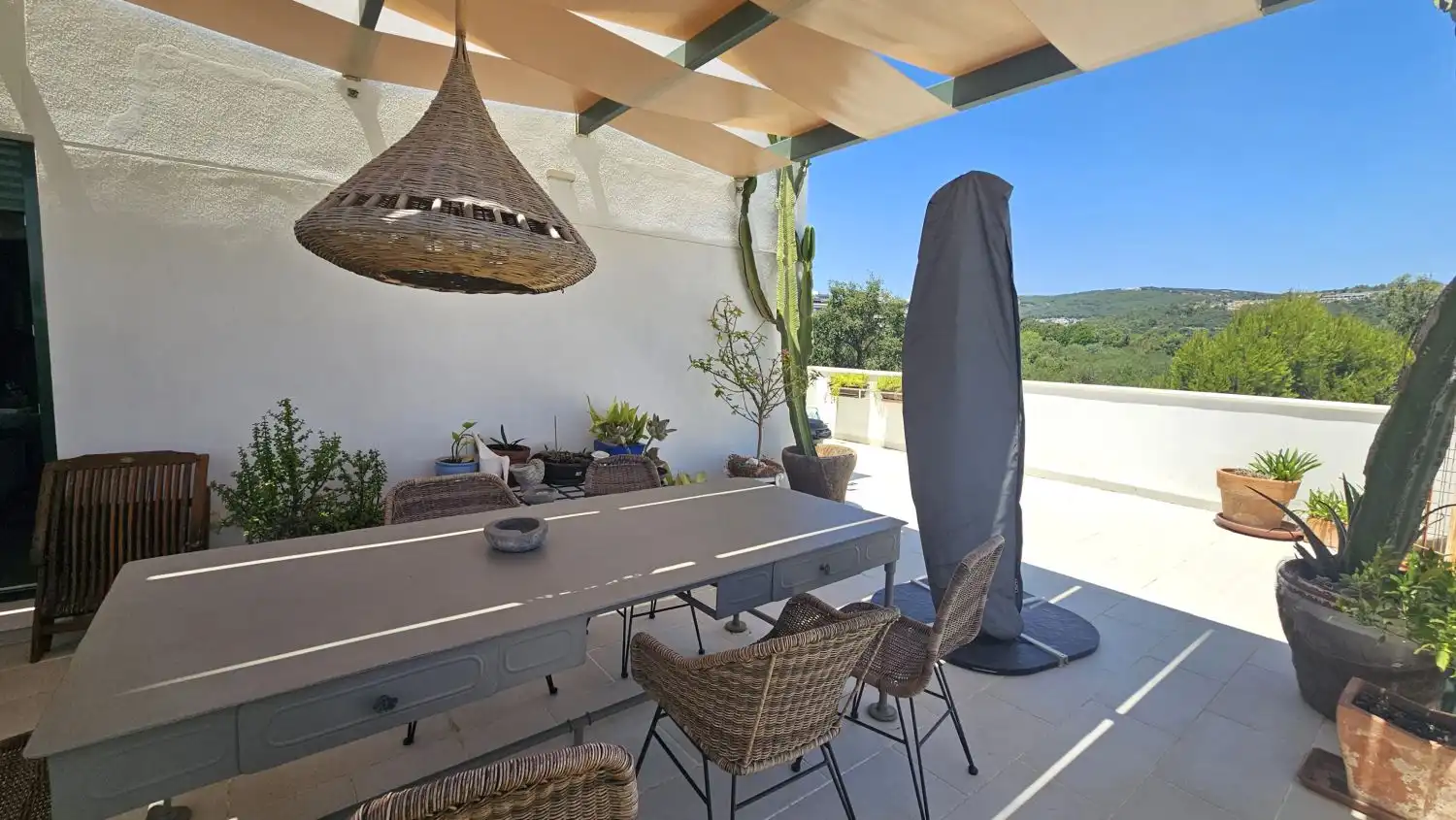 Terrassa de Apartament de lloguer en Sotogrande amb Aire condicionat, Calefacció i Terrassa