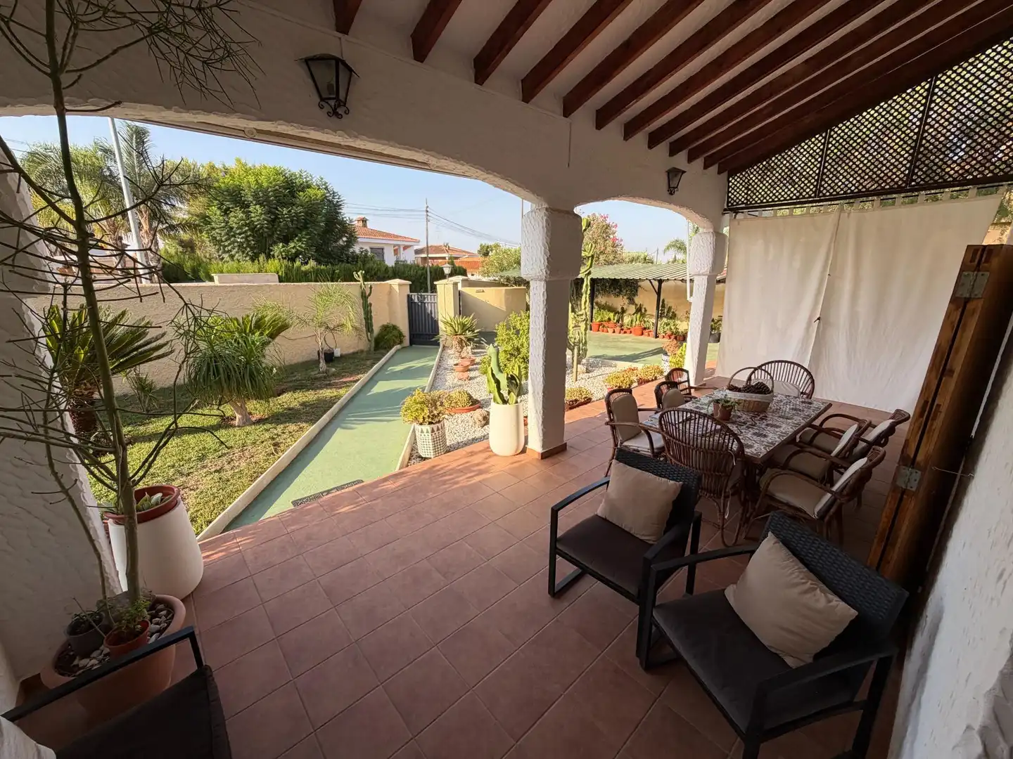 Terraza de Casa o chalet en venta en Náquera con Aire acondicionado, Jardín privado y Terraza