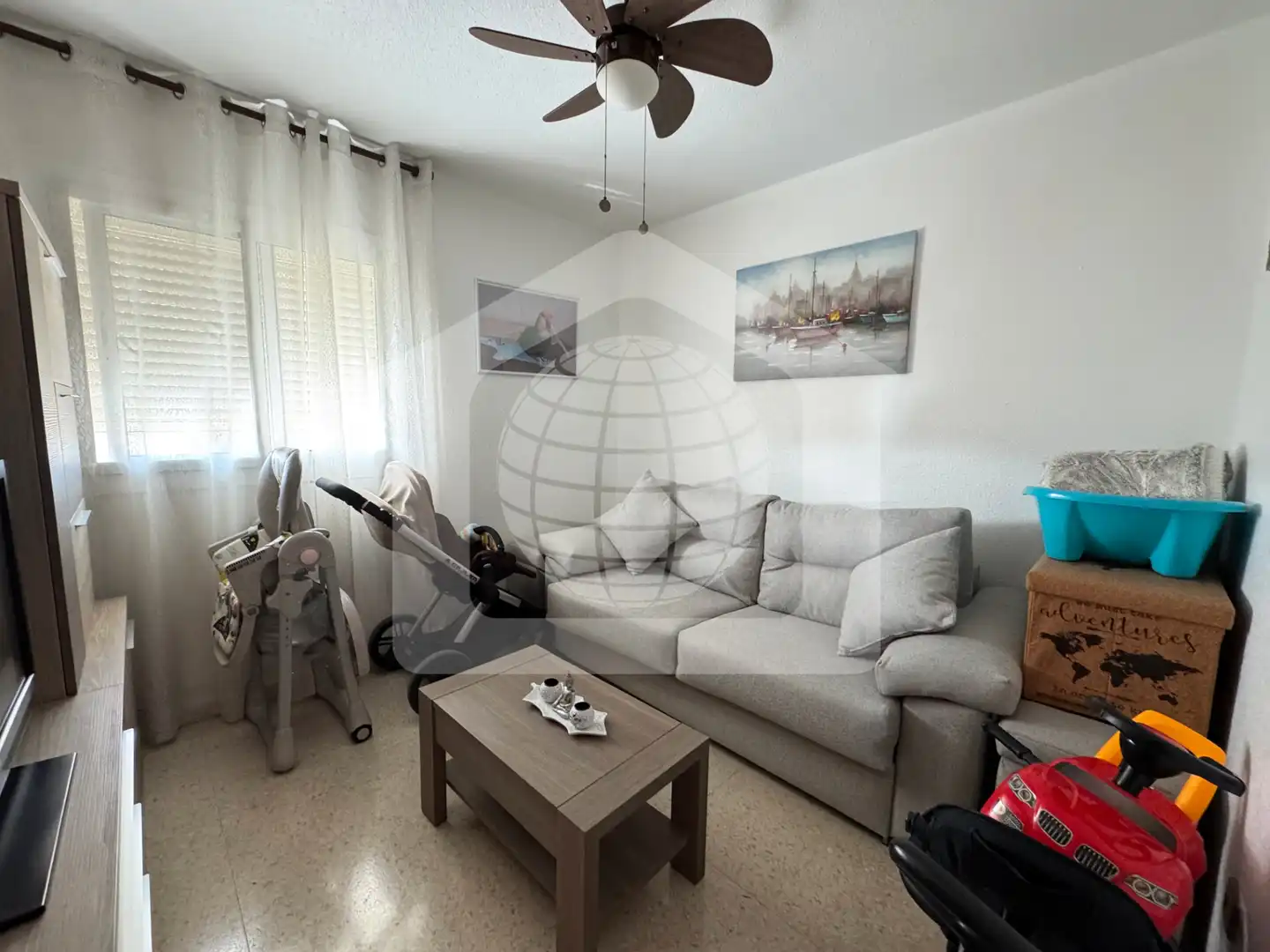 Living room of Flat for sale in Málaga  with Terrace, Furnished and Oven