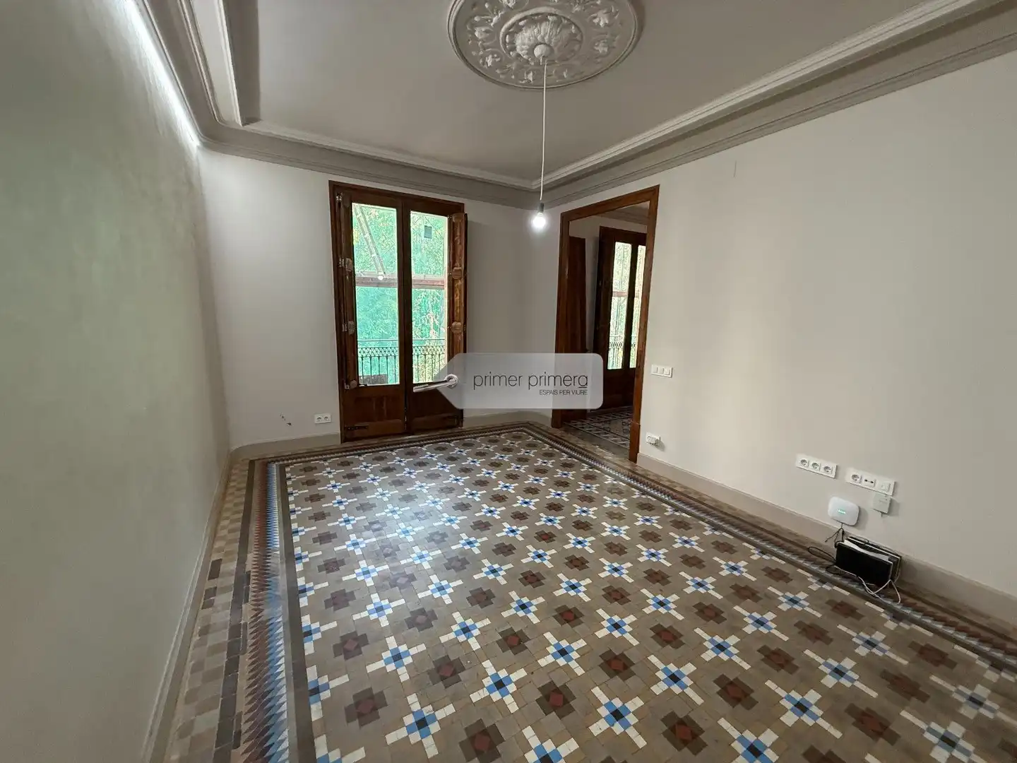 Sala de estar de Piso en venta en Barcelona con Aire acondicionado, Calefacción y Parquet