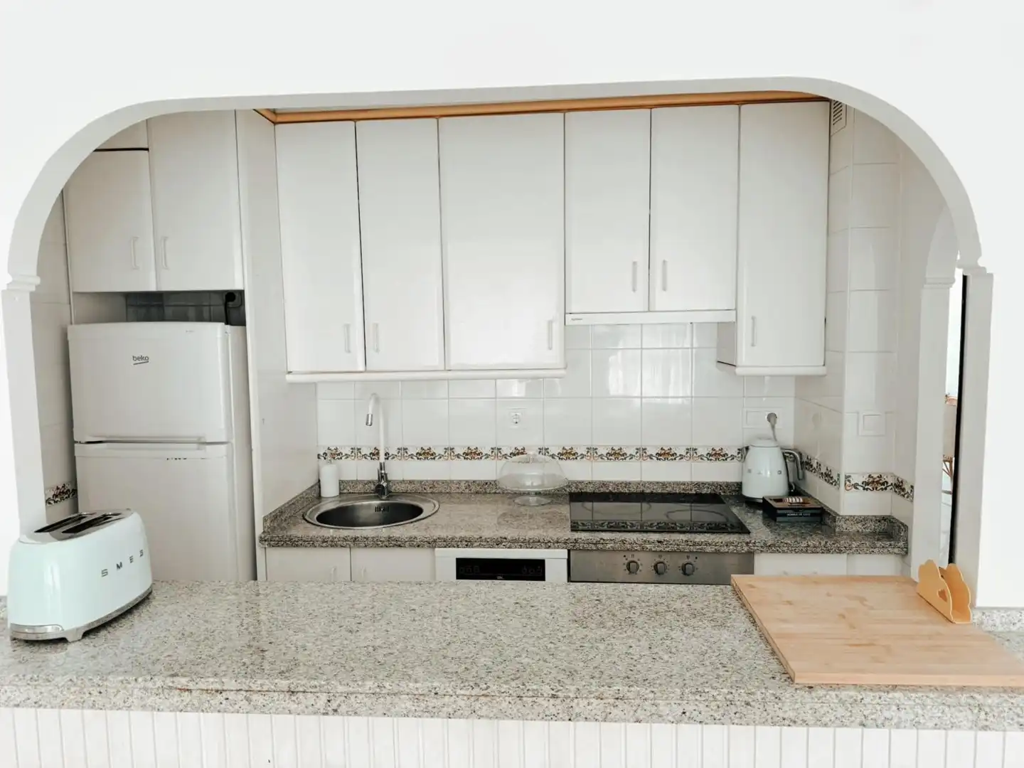 Cocina de Piso de alquiler en Alicante / Alacant con Terraza y Amueblado