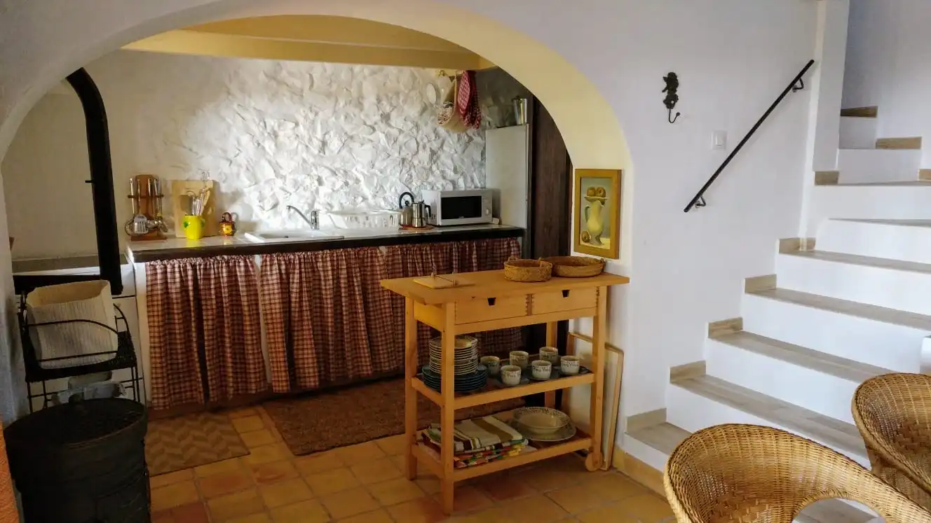 Cocina de Finca rústica en venta en Teulada con Calefacción, Jardín privado y Terraza