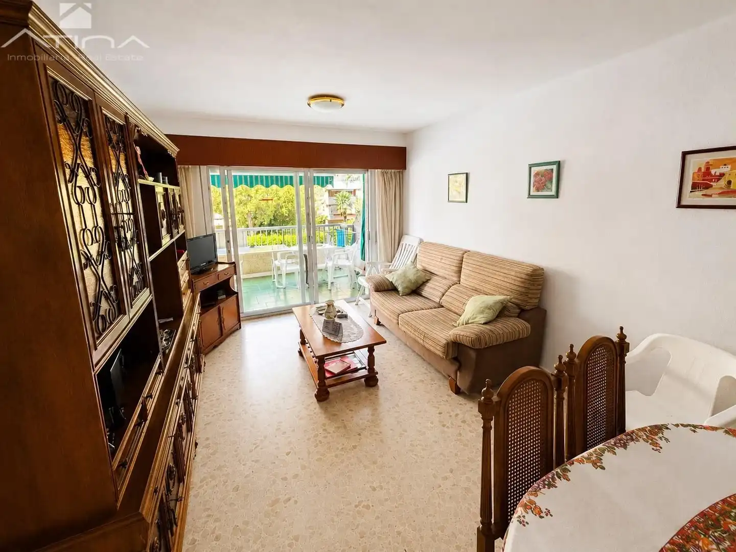 Sala d'estar de Apartament en venda en Gandia amb Terrassa, Traster i Moblat