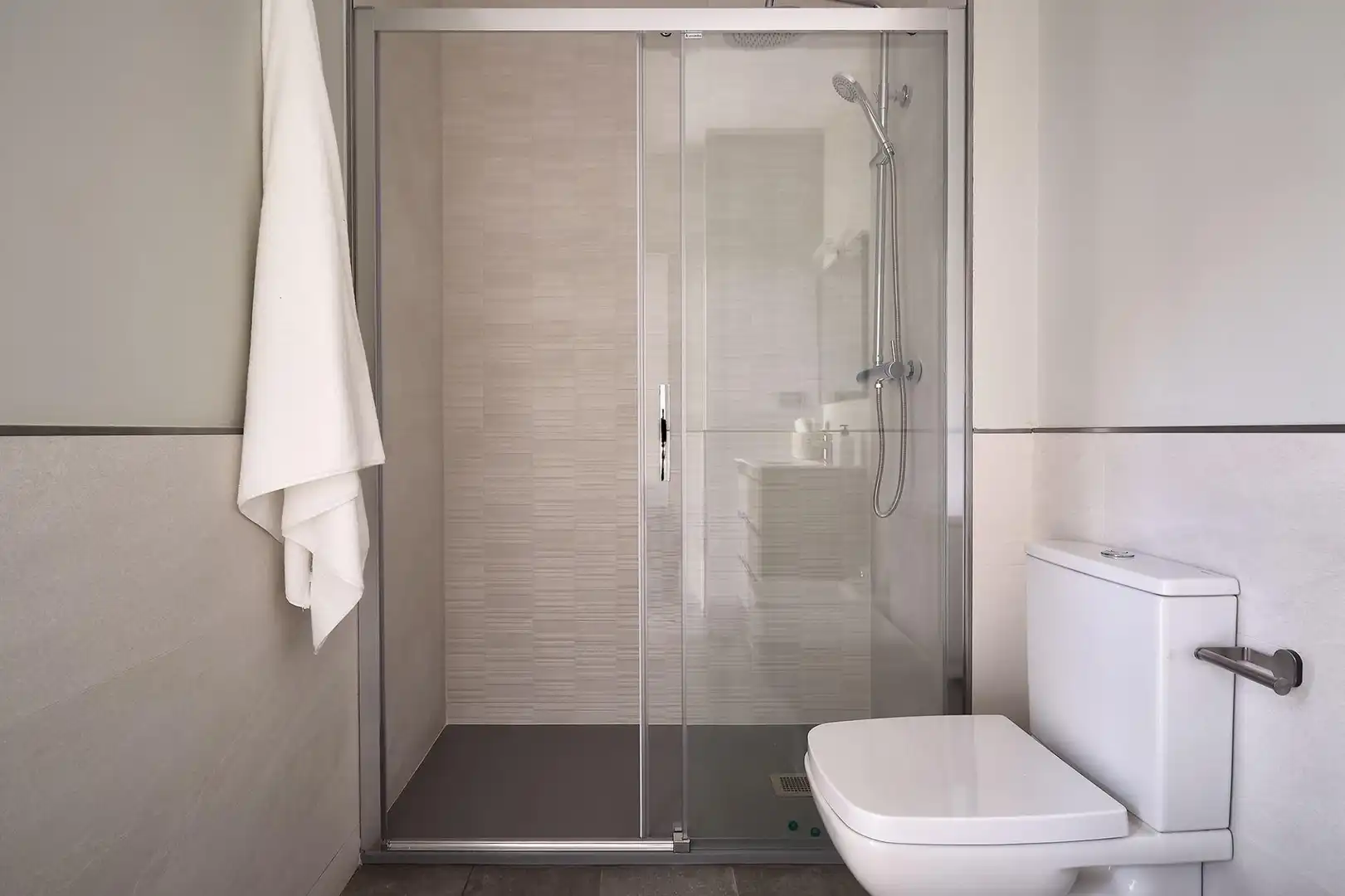 Badezimmer von Erdgeschoss zum Verkauf in Vera mit Klimaanlage, Heizung und Privatgarten