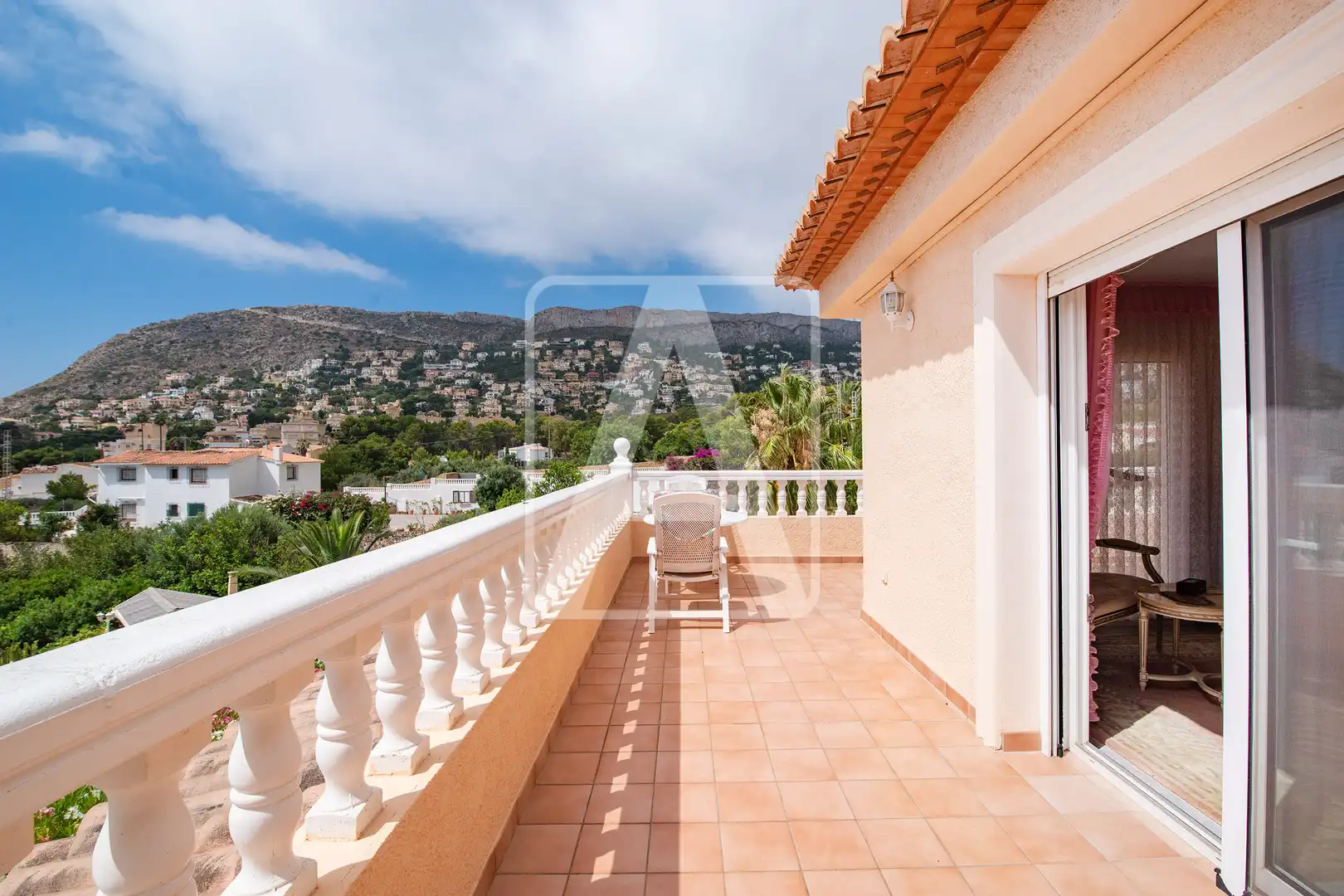 Terrassa de Casa o xalet en venda en Calpe / Calp amb Aire condicionat, Calefacció i Jardí privat