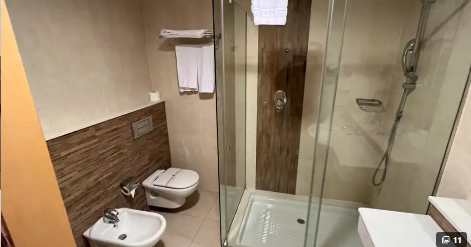 Bany de Apartament de lloguer en Benitachell / El Poble Nou de Benitatxell amb Aire condicionat, Terrassa i Moblat