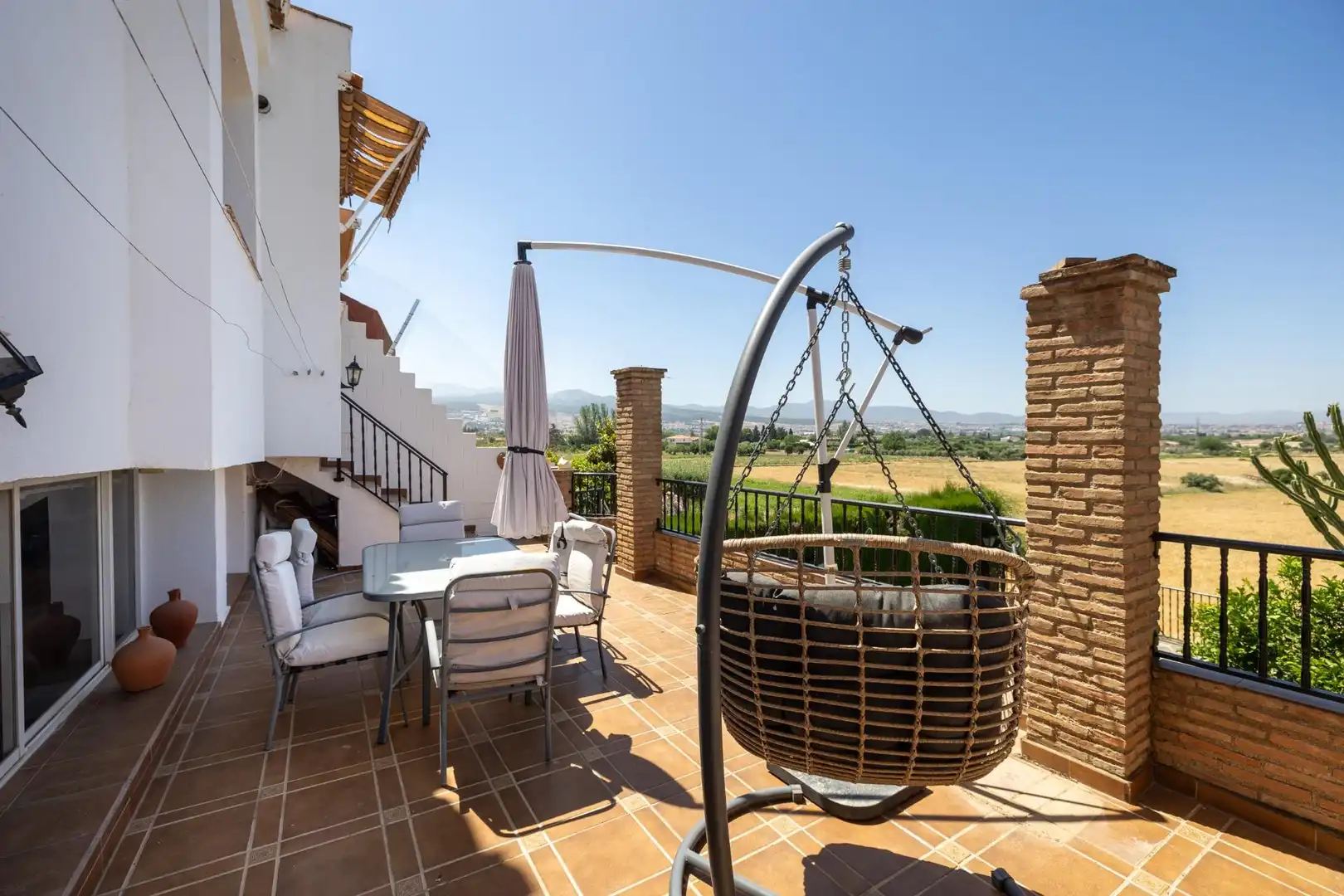 Terraza de Casa adosada en venta en Granada con Calefacción, Jardín privado y Terraza