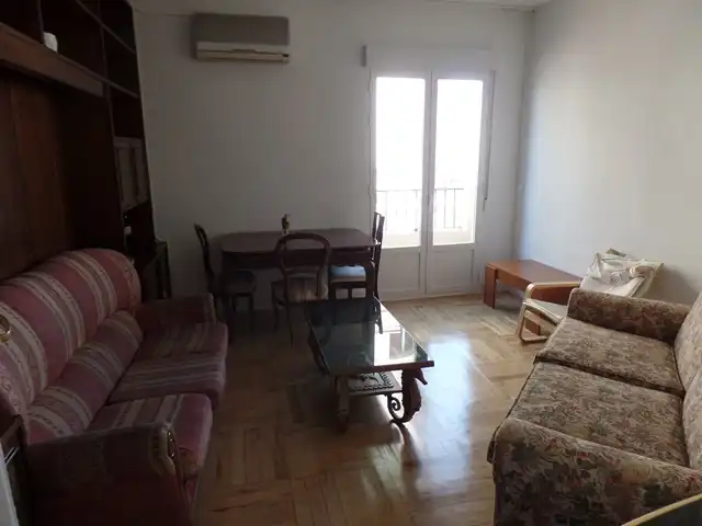 Sala d'estar de Pis de lloguer en Madrid amb Aire condicionat, Calefacció i Parquet