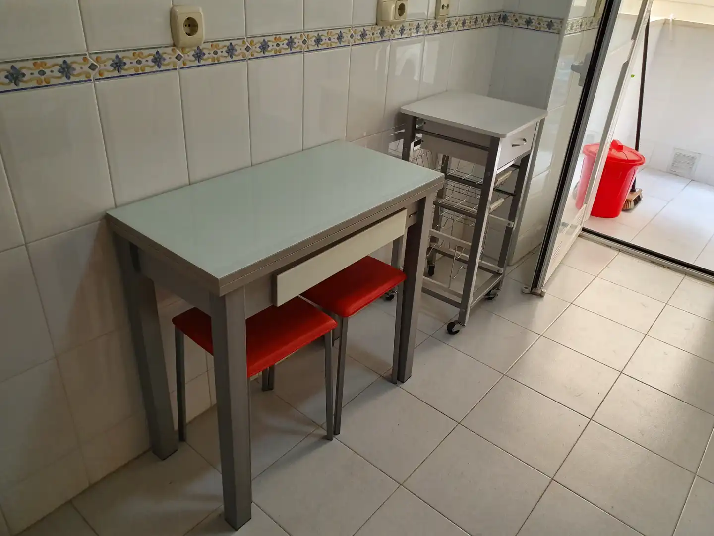 Kitchen of Flat for rent in Málaga  with Air Conditioner, Terrace and Furnished