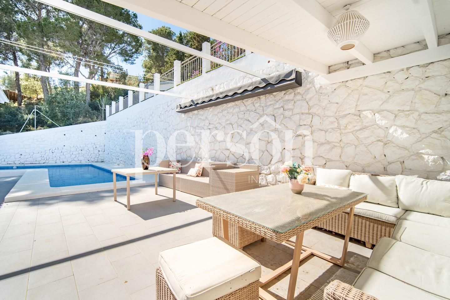 Terrassa de Casa o xalet en venda en Altea amb Aire condicionat, Jardí privat i Terrassa