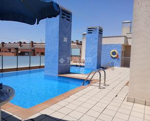 Swimming pool of Duplex for sale in Parla  with Air Conditioner, Parquet flooring and Terrace