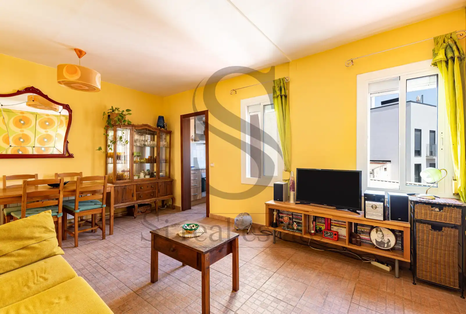 Sala de estar de Ático en venta en Barcelona con Calefacción, Terraza y Horno