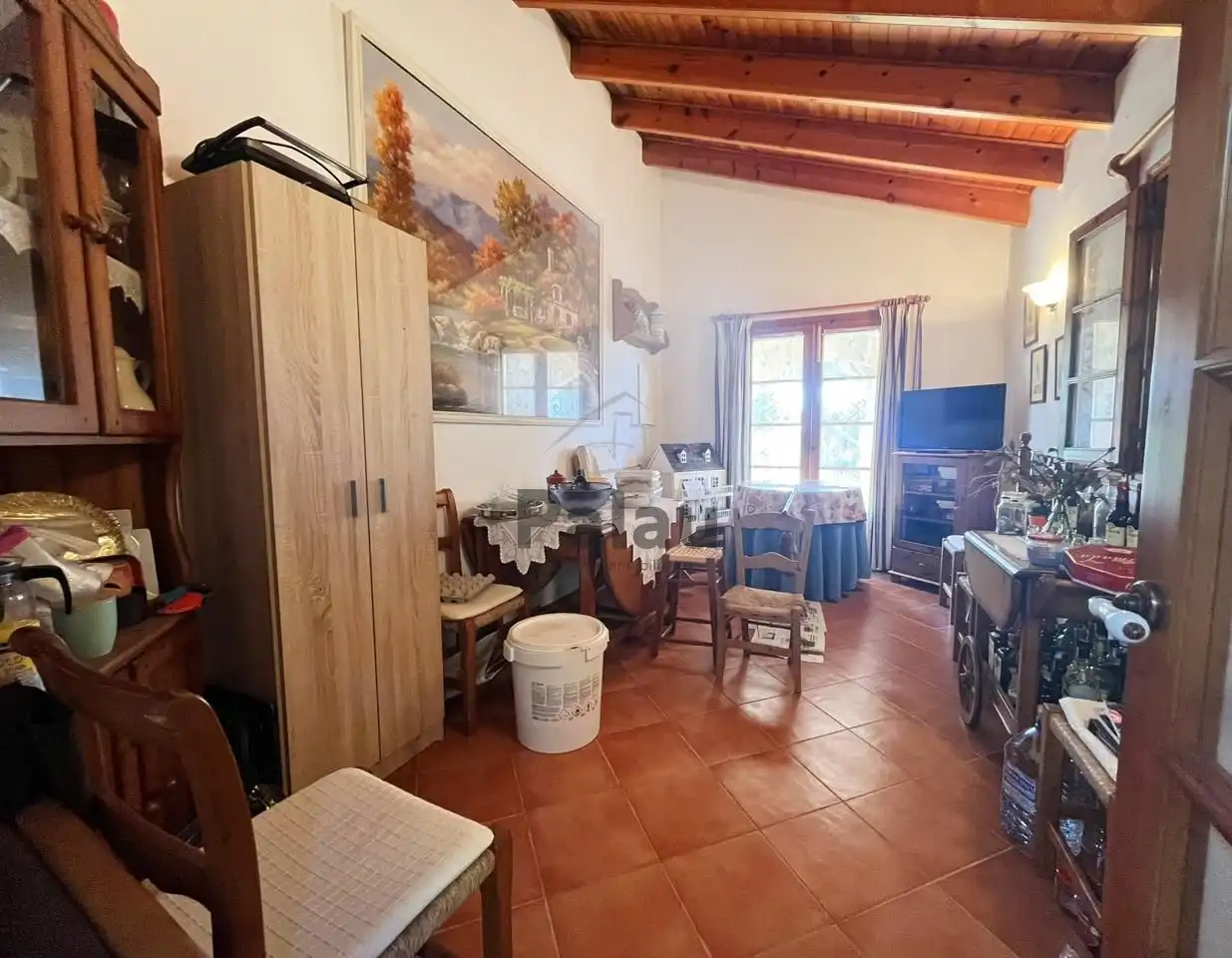 Sala d'estar de Casa o xalet en venda en Ciutadella de Menorca amb Aire condicionat, Jardí privat i Terrassa